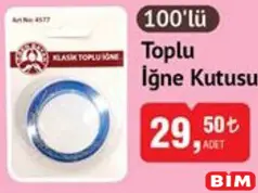 ÖREN BAYAN TOPLU İĞNE KUTUSU 100'LÜ